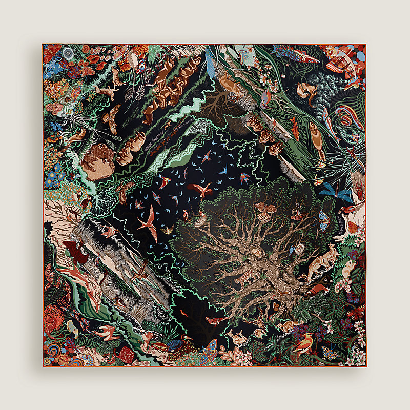Rewilding Nature scarf 90 | Hermès USA